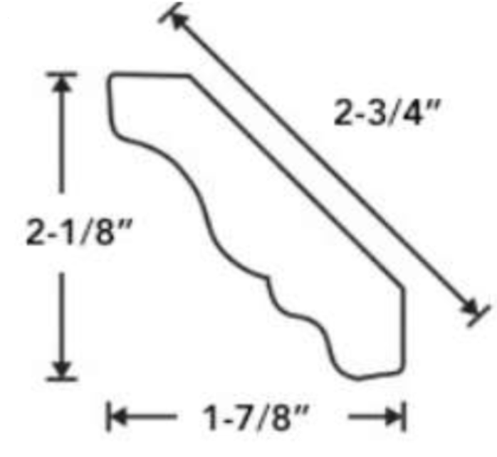 2-3/4" Crown