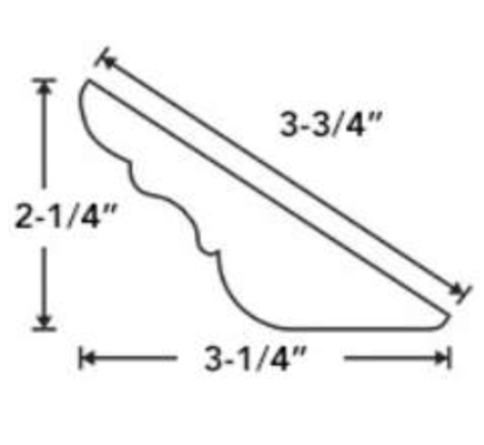 3-3/4" Crown